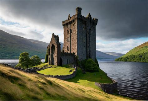 Scotish Castle Ruin High Lands Loch Ness Highly De By Mmsopen3 On