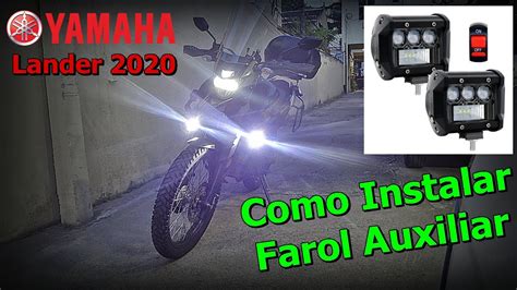 Como Instalar Farol De Led Na Moto Instalar Farol Auxiliar Na Moto