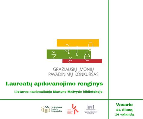 Išrinkti Gražiausi Lietuviški įmonių Pavadinimai Valstybinė Kalbos