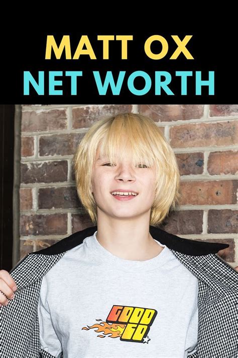 Matt Ox Net Worth Net Worth Richest Celebrities Wealth And Fame