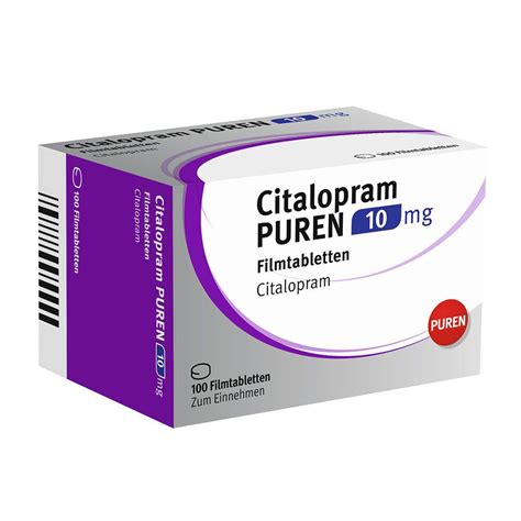 Citalopram Puren 10 Mg 100 St Mit Dem E Rezept Kaufen Shop Apotheke