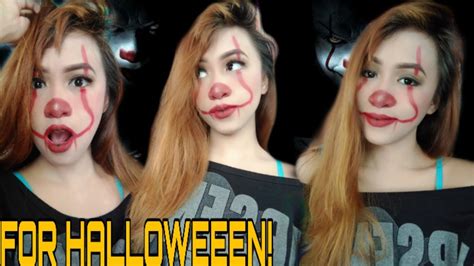 Easy To Do MS PENNYWISE IT Make Up Tutorial Very Affordable YouTube