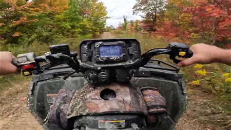 Polaris Sportsman 450 Fall Ride Youtube