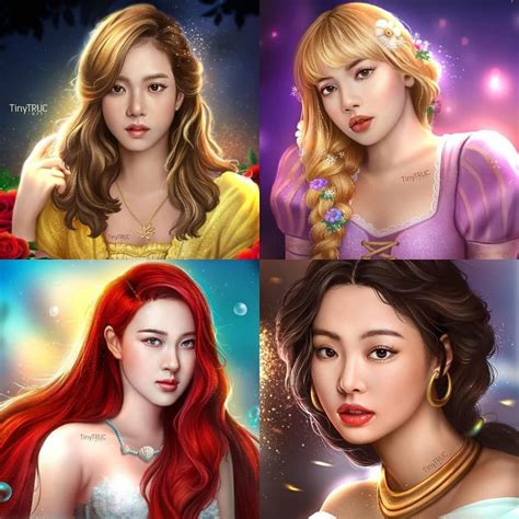 Lisa🇰🇷 리사🌠265k Fan Page On Instagram “comment Your Fav Disney Princess ️👑” Blackpink Poster