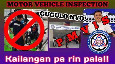 Lto Motor Vehicle Inspection Kailangan Pa Rin Pmvic Youtube