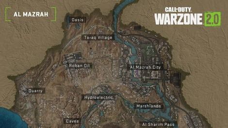 EarlyGame | All The POIs On Al Mazrah, The New Warzone 2.0 Map