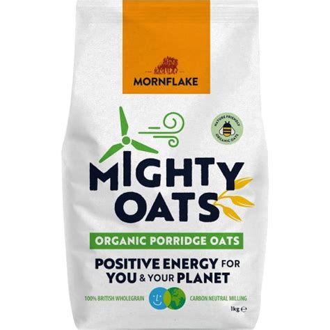 Mornflake Mighty Oats Organic Porridge Oats 1kg Compare Prices