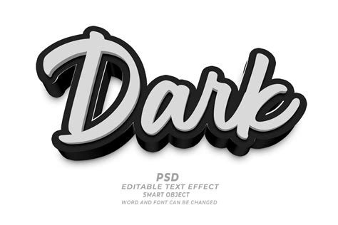 Design Psd 3d Editable Text Effect Graphic By Truevector · Creative Fabrica