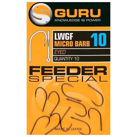 Haczyki Mikro Zadzior Z Oczkiem Guru Lwg Micro Barb Feeder Special R