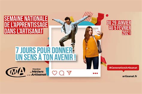 Semaine Nationale De L Apprentissage Dans L Artisanat Les CMA Du