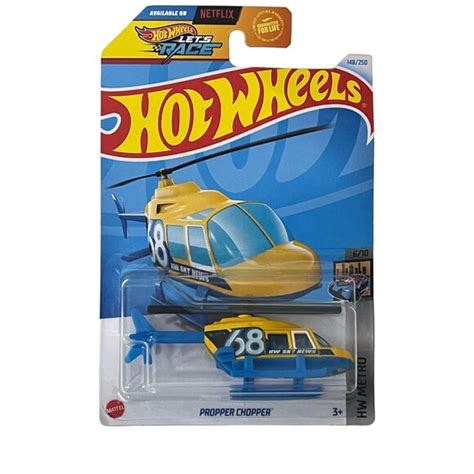 Hot Wheels Toys Hot Wheels Car Propper Chopper Hw Metro Toy