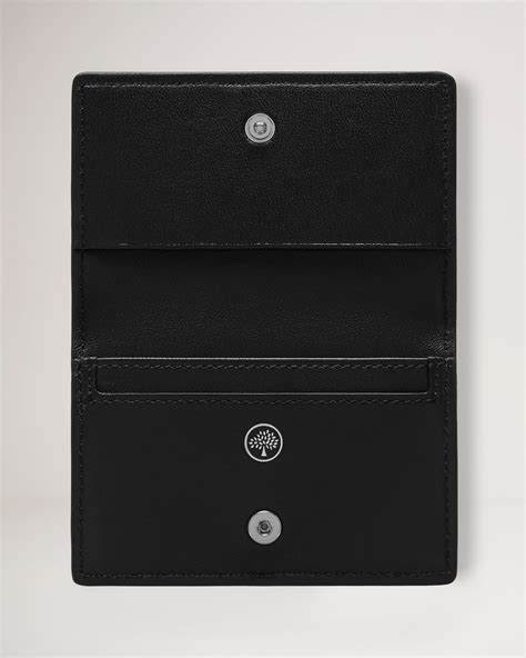 Card Case Black Small Classic Grain Men Mulberry