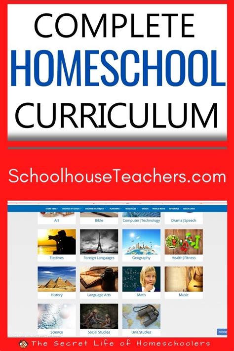 Schoolhouseteachers com a complete homeschool curriculum – Artofit