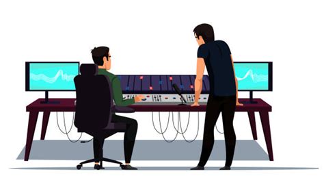 30 Recording Studio Sound Booth Stock Illustrations Royalty Free