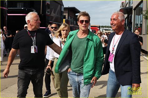 The Exact Green Jacket Brad Pitt Wore To F1 Grand Prix Is 68 Off Right