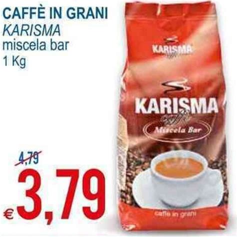 Offerta Karisma Caff In Grani Miscela Bar Kg Nel Volantino Di Md Discount