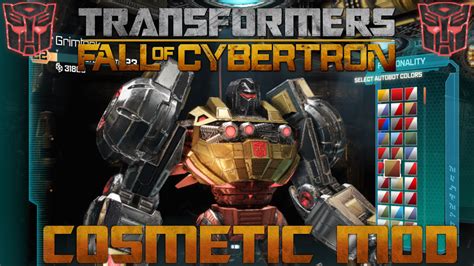 Transformers: Fall of Cybertron Cosmetic Mod 1.0 - ModDB