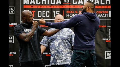 Bellator 213 King Mo Lawal Vs Liam McGeary Press Conference Staredown