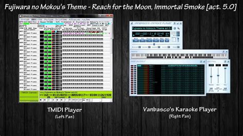 Black Miditmidi Player Vs Vanbasco S Karaoke Player Youtube