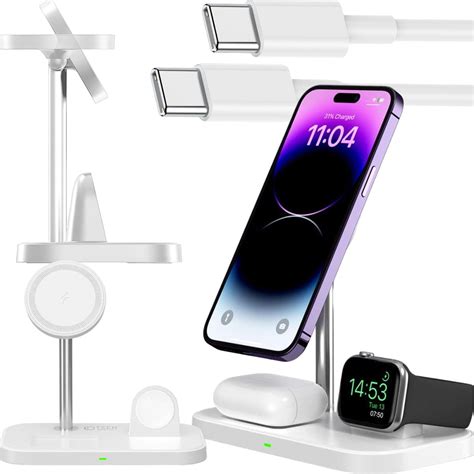 Ładowarka indukcyjna Qi Mag Safe 15W do iPhone Apple Watch AirPods 3w1