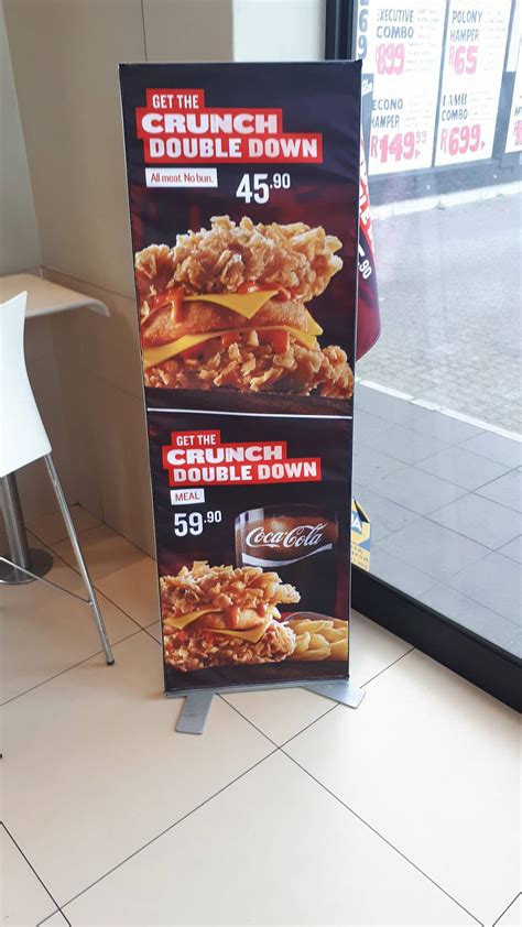 Speisekarte Von Kfc Parow Restaurant Kapstadt 261 Voortrekker Rd