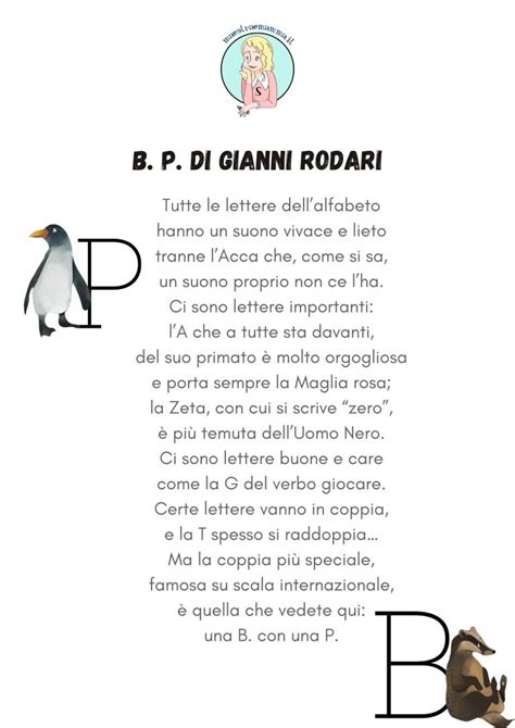 La Filastrocca Dell Alfabeto Per La Scuola Primaria