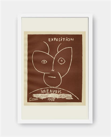 Pablo Picasso Exposition Vallauris 1955 Exhibition Poster Print The Curious Desk