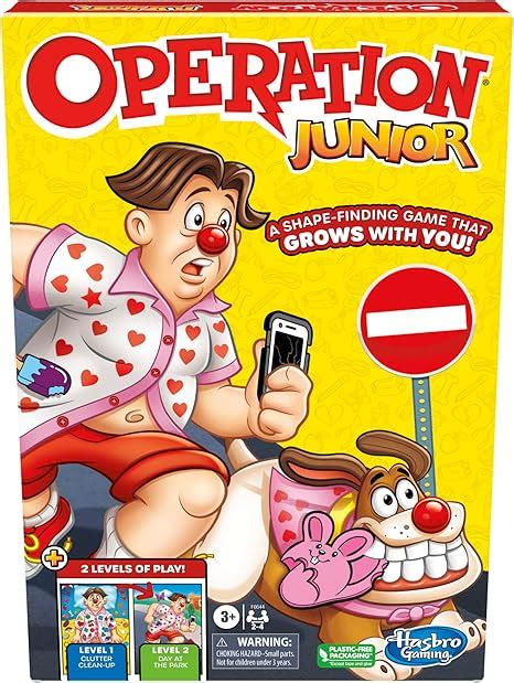 Hasbro Gaming Operaci N Junior Juego De Mesa Para Ni Os En Edad