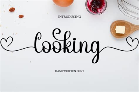 Cooking Font By Hengkipramudi · Creative Fabrica