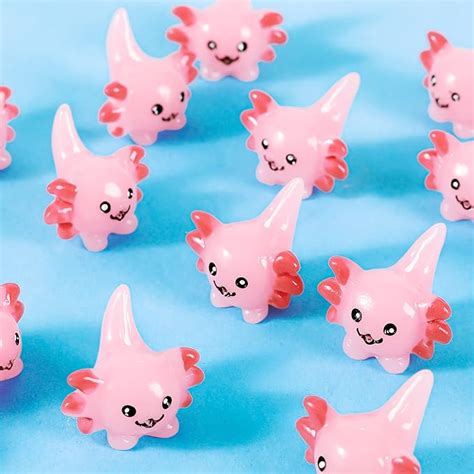 Amazon Pcs Axolotl Slime Figurine Axolotl Charms Miniature