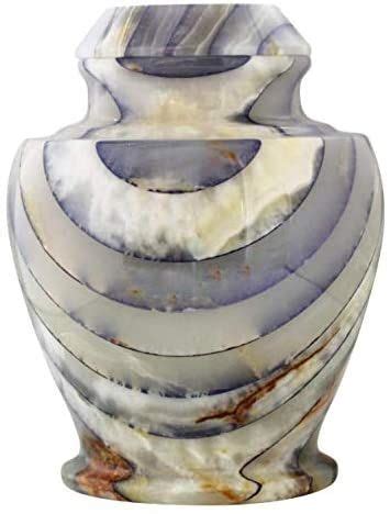 Adult Cremation Urn For Human Ashes Natural Marble Cremation Urn With