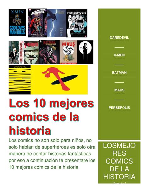 Calaméo Los 10 Mejores Comics De La Historia