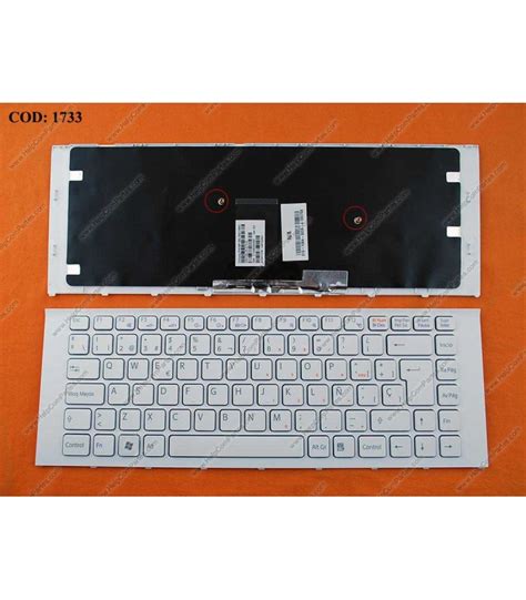 Teclado Sony Vaio Vpc Ea Series Marco Blanco Sp