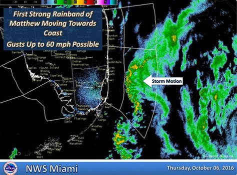 Hurricane Matthew Update Tracking Map Latest Path Live Weather