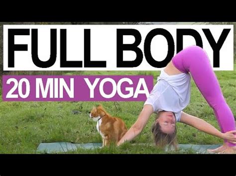 20 Min Intermediate Full Body Morning Yoga YouTube