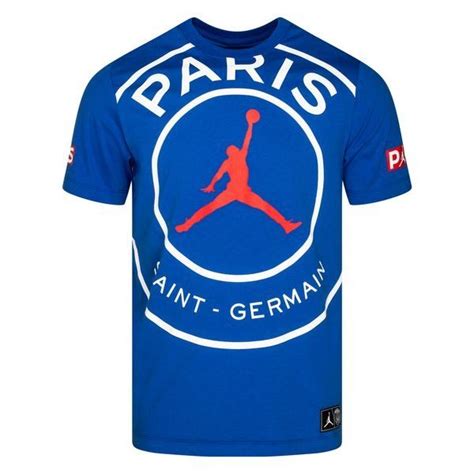 Nike T Shirt Logo Jordan X Psg Game Royalwhiteuniversity Red