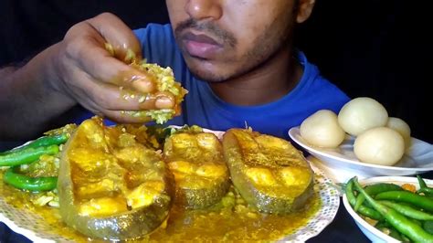 Bigbite Clips Asmr Eating Very Spicy Delicious Fish Curry With Sweet