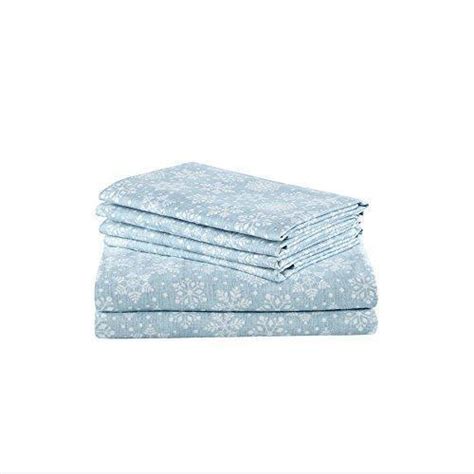 Comfort Spaces Cotton Flannel Breathable Warm Deep Pocket Sheets With