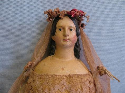 Paper Mache Milliners Model Antique Dolls Paper Clay Craft Projects