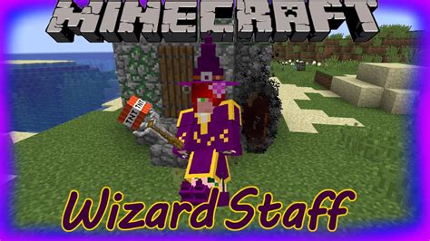 Minecraft Wizard Staff Mod Showcase 1165 Youtube