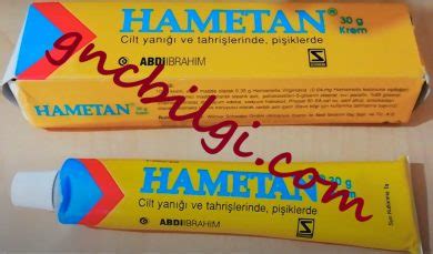 Hametan Krem Fiyat 2025 - (Reçetesiz) - Güncellendi - Gncbilgi