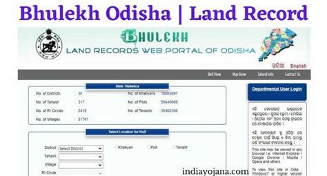 How To Check Land Records On The Bhulekh Odisha Website