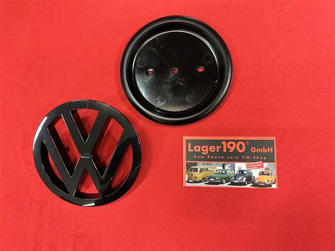 Vw Emblem Hinten Heck Schwarz Vw Zeichen Bus Bulli T