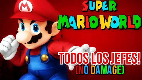 Super Mario World TODOS LOS JEFES Sin recibir daño Nintendo SNES