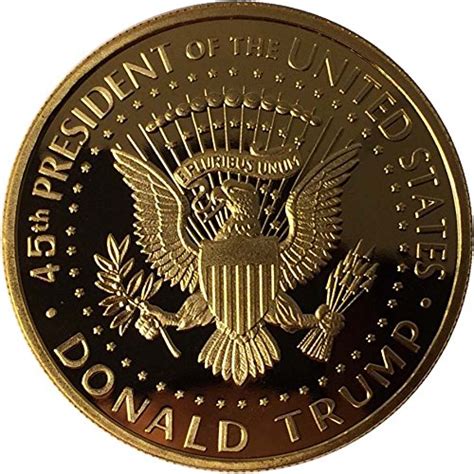 Donald Trump Gold Coin, Gold Plated Collectable Coin and Case Included ...