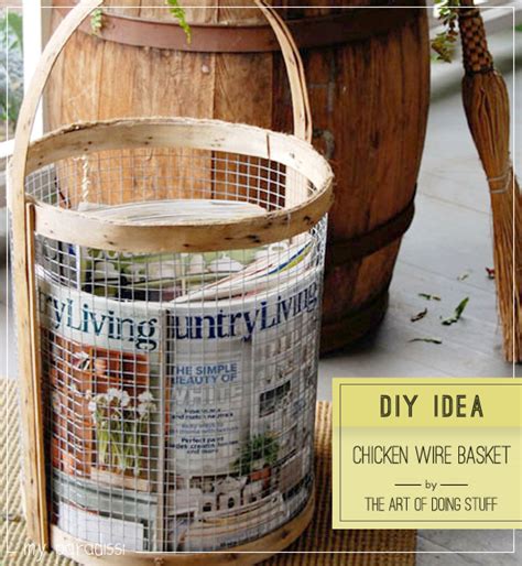 Chicken Wire Basket Decor Ideas ~ Wire Chicken Diy Basket Lamp Make ...