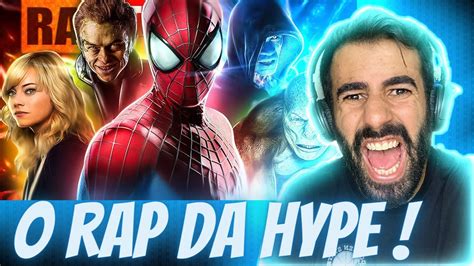 ÉPICO REAGINDO ao Rap do Homem Aranha Electro Lagarto e Duende