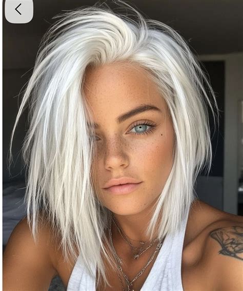 Pin By Krob Baron On Faces In Edgy Blonde Hair Short Silver Hair Edgy Hair