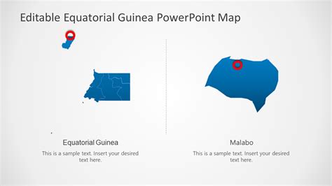 Editable Equatorial Guinea Powerpoint Map