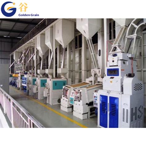 Commercial Rice Mill Production Line Ton Per An Hour Complete Rice